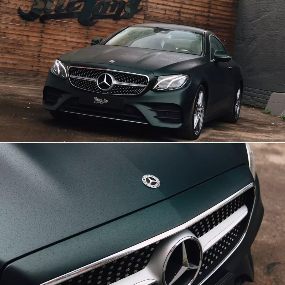 Винил или полиуретан: пять автомобилей и пять разных причин для оклейки. Mercedes E200, Mercedes AMG G63 Grand Edition, Porsche 911 Cabriolet, Mercedes CLE и BMW X6